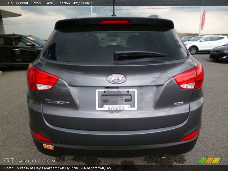 Shadow Gray / Black 2015 Hyundai Tucson SE AWD