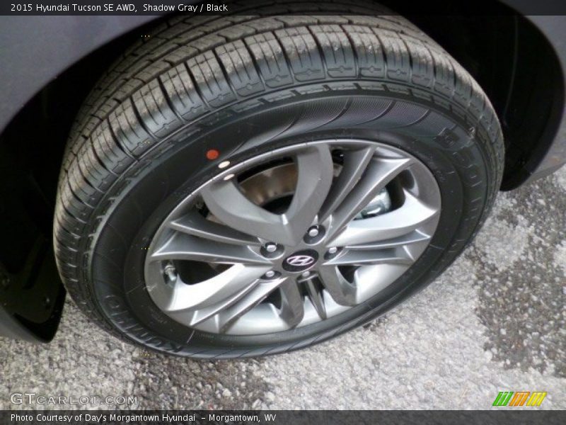 Shadow Gray / Black 2015 Hyundai Tucson SE AWD