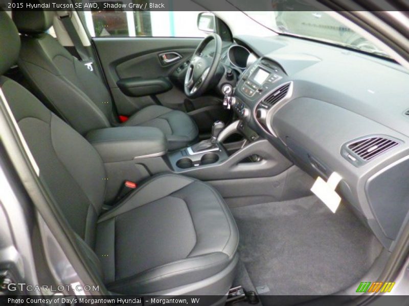 Shadow Gray / Black 2015 Hyundai Tucson SE AWD