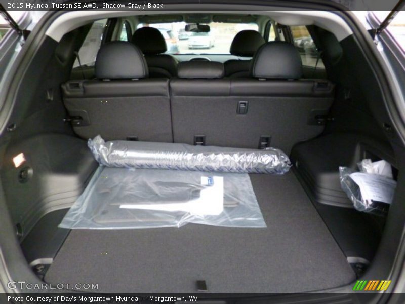 Shadow Gray / Black 2015 Hyundai Tucson SE AWD