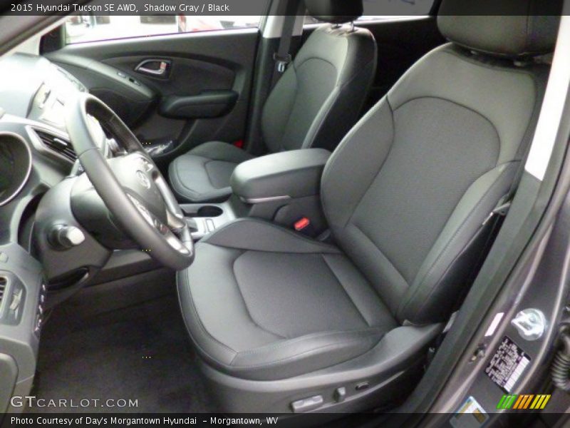 Shadow Gray / Black 2015 Hyundai Tucson SE AWD