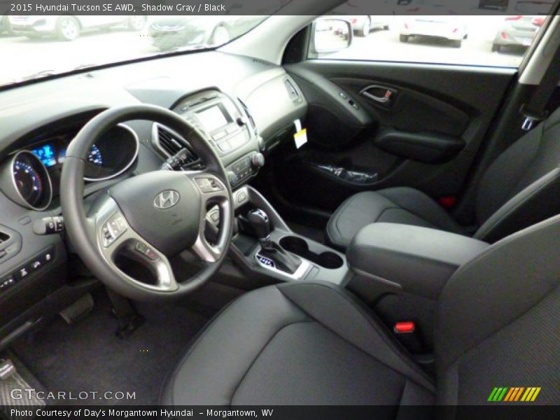Shadow Gray / Black 2015 Hyundai Tucson SE AWD