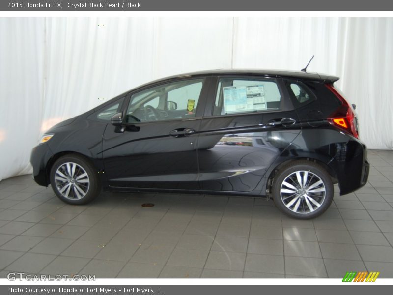 Crystal Black Pearl / Black 2015 Honda Fit EX