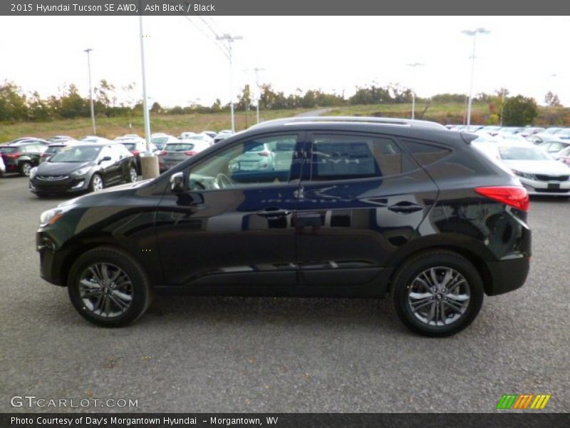 Ash Black / Black 2015 Hyundai Tucson SE AWD
