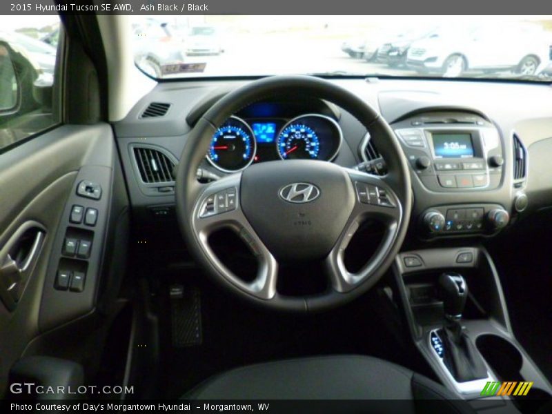 Ash Black / Black 2015 Hyundai Tucson SE AWD