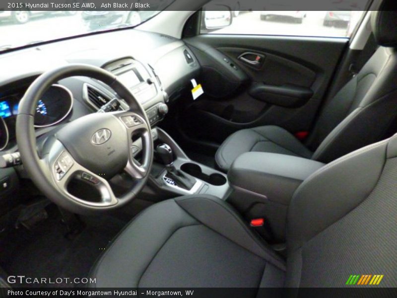 Ash Black / Black 2015 Hyundai Tucson SE AWD