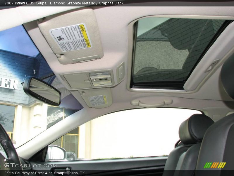 Diamond Graphite Metallic / Graphite Black 2007 Infiniti G 35 Coupe