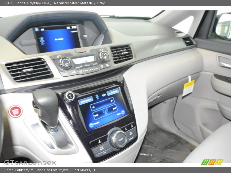 Alabaster Silver Metallic / Gray 2015 Honda Odyssey EX-L