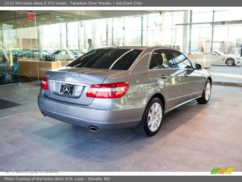 Palladium Silver Metallic / Ash/Dark Grey 2012 Mercedes-Benz E 350 Sedan