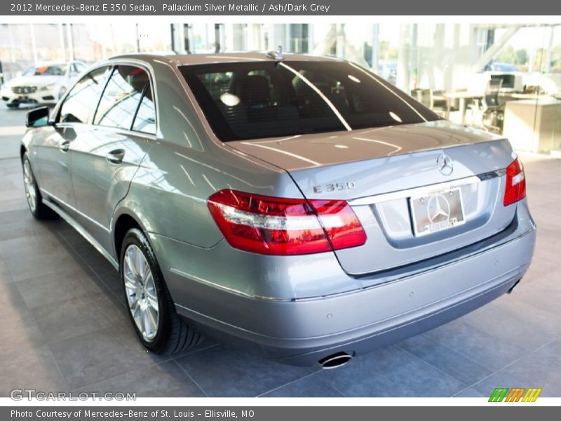 Palladium Silver Metallic / Ash/Dark Grey 2012 Mercedes-Benz E 350 Sedan