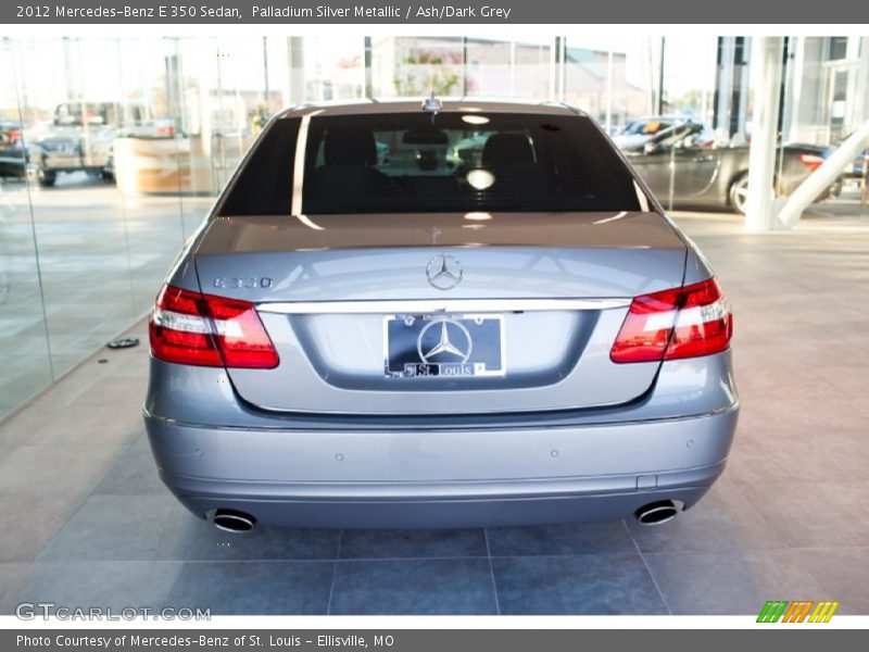 Palladium Silver Metallic / Ash/Dark Grey 2012 Mercedes-Benz E 350 Sedan