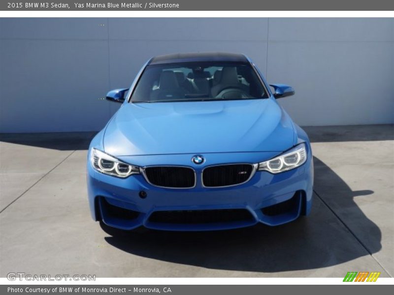 Yas Marina Blue Metallic / Silverstone 2015 BMW M3 Sedan