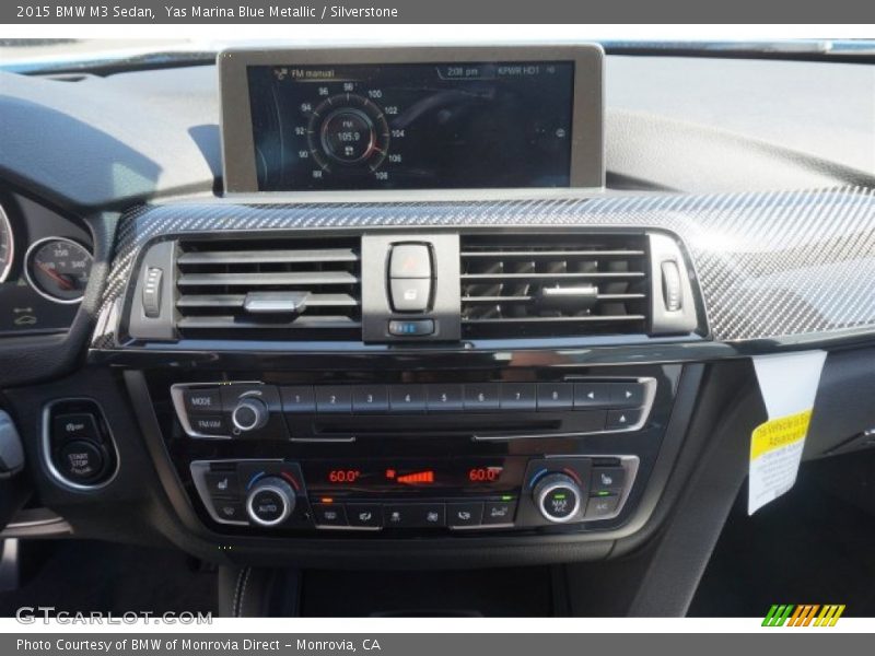 Controls of 2015 M3 Sedan