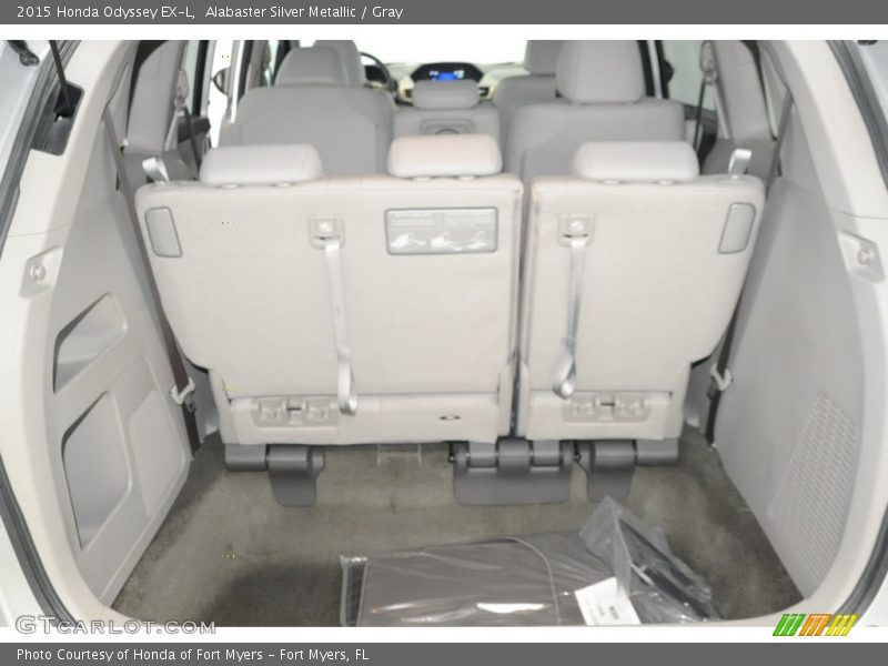 Alabaster Silver Metallic / Gray 2015 Honda Odyssey EX-L