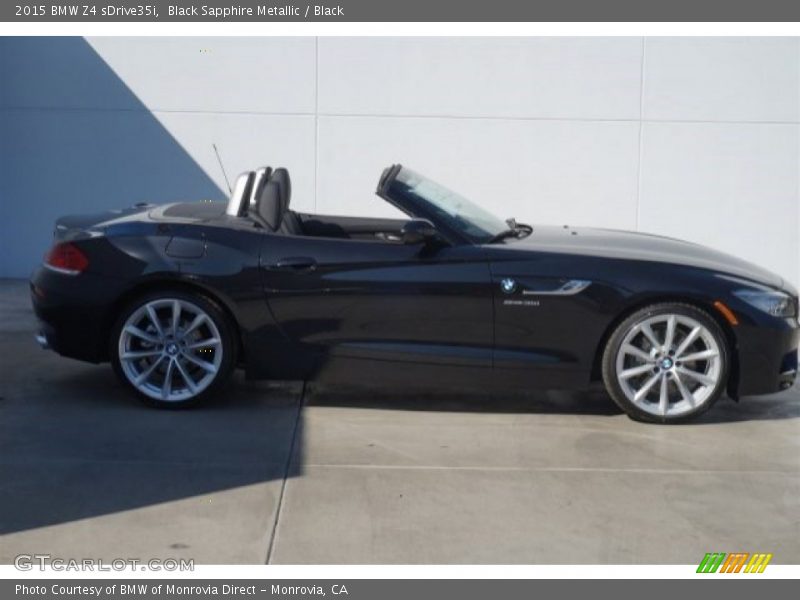 Black Sapphire Metallic / Black 2015 BMW Z4 sDrive35i