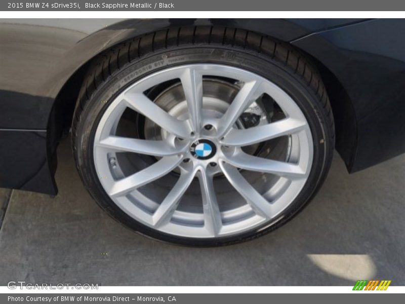 Black Sapphire Metallic / Black 2015 BMW Z4 sDrive35i