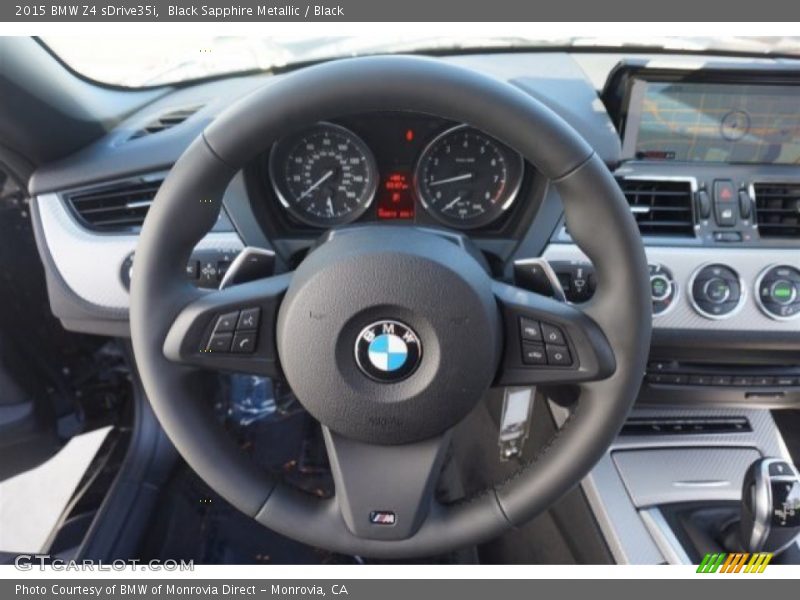 Black Sapphire Metallic / Black 2015 BMW Z4 sDrive35i