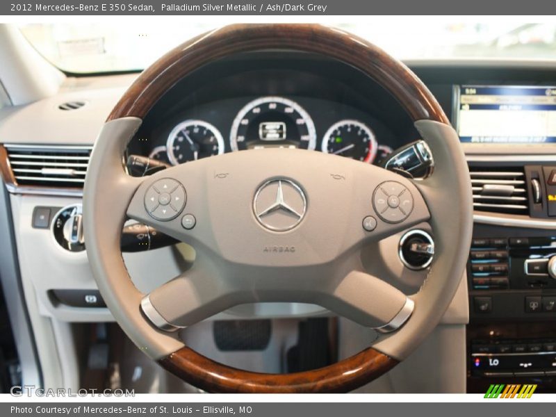 Palladium Silver Metallic / Ash/Dark Grey 2012 Mercedes-Benz E 350 Sedan