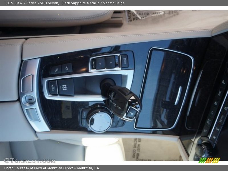 Black Sapphire Metallic / Veneto Beige 2015 BMW 7 Series 750Li Sedan