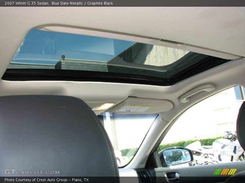 Blue Slate Metallic / Graphite Black 2007 Infiniti G 35 Sedan