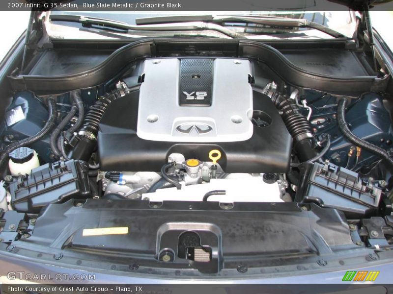 Blue Slate Metallic / Graphite Black 2007 Infiniti G 35 Sedan