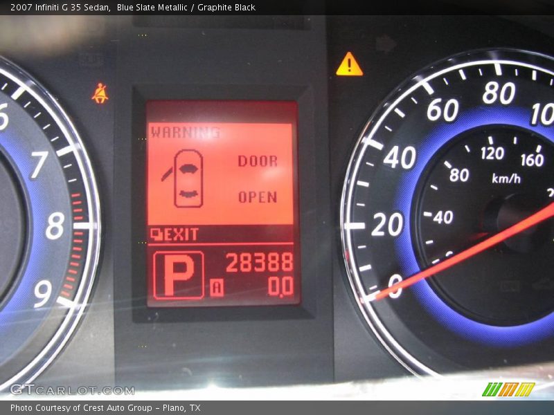 Blue Slate Metallic / Graphite Black 2007 Infiniti G 35 Sedan