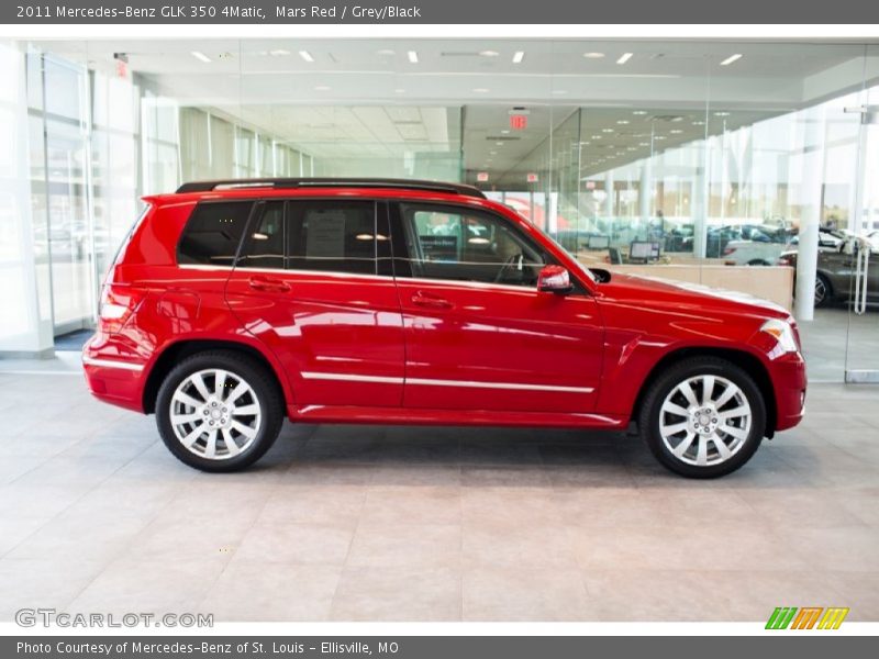 Mars Red / Grey/Black 2011 Mercedes-Benz GLK 350 4Matic