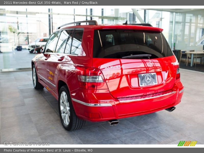 Mars Red / Grey/Black 2011 Mercedes-Benz GLK 350 4Matic