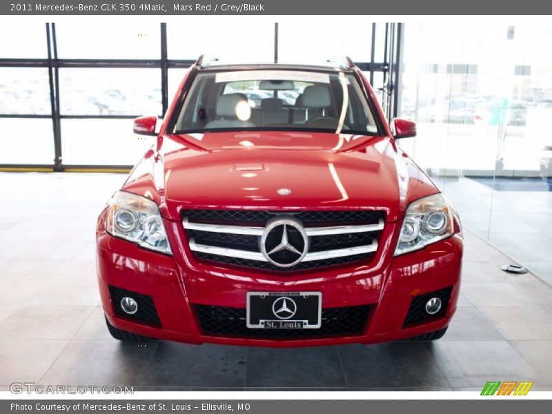 Mars Red / Grey/Black 2011 Mercedes-Benz GLK 350 4Matic