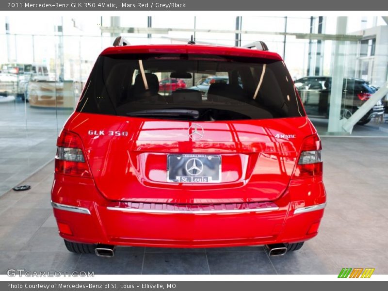 Mars Red / Grey/Black 2011 Mercedes-Benz GLK 350 4Matic