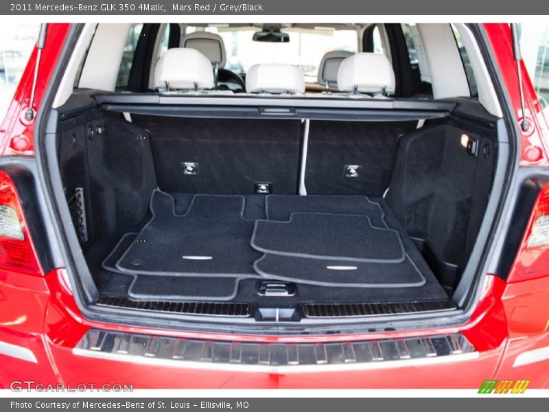 Mars Red / Grey/Black 2011 Mercedes-Benz GLK 350 4Matic
