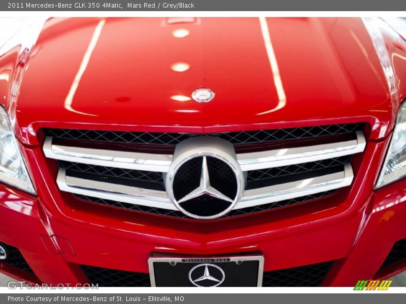 Mars Red / Grey/Black 2011 Mercedes-Benz GLK 350 4Matic
