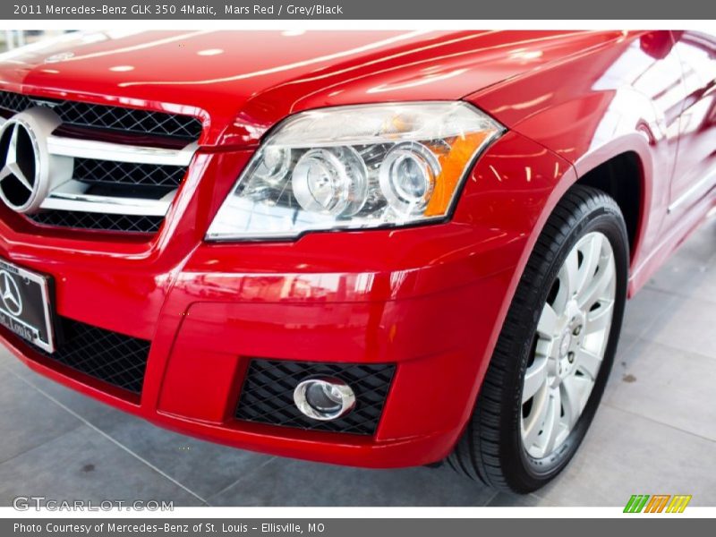 Mars Red / Grey/Black 2011 Mercedes-Benz GLK 350 4Matic