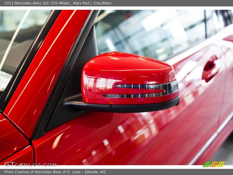 Mars Red / Grey/Black 2011 Mercedes-Benz GLK 350 4Matic