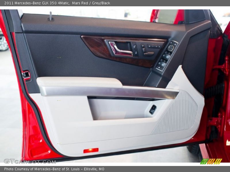 Mars Red / Grey/Black 2011 Mercedes-Benz GLK 350 4Matic