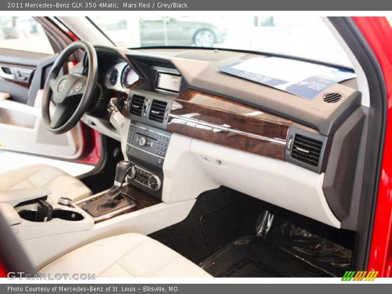 Mars Red / Grey/Black 2011 Mercedes-Benz GLK 350 4Matic