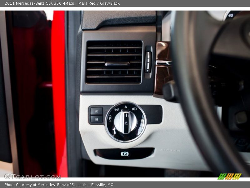 Mars Red / Grey/Black 2011 Mercedes-Benz GLK 350 4Matic