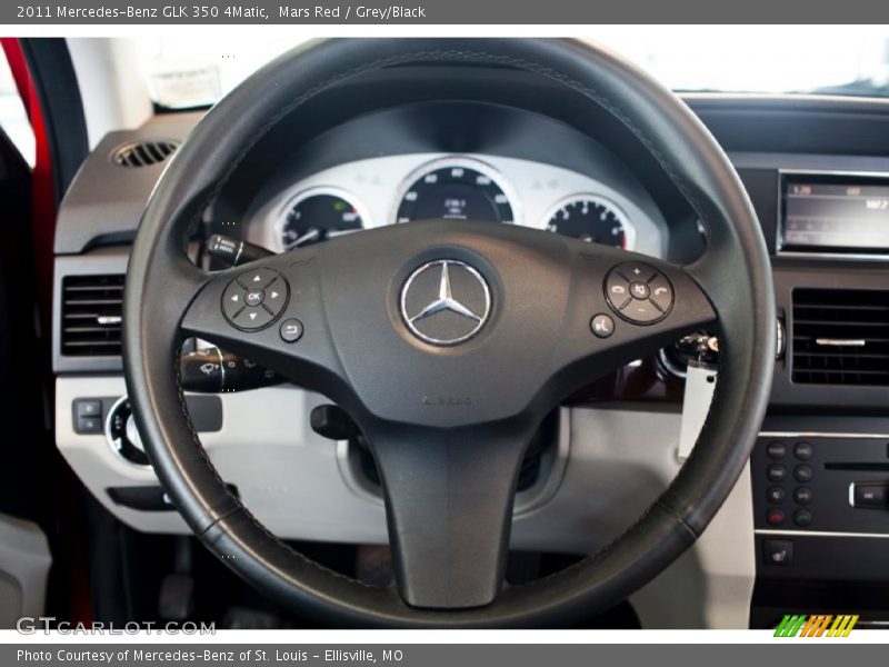 Mars Red / Grey/Black 2011 Mercedes-Benz GLK 350 4Matic