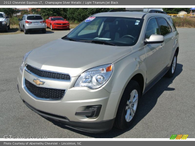 Champagne Silver Metallic / Light Titanium/Jet Black 2013 Chevrolet Equinox LT