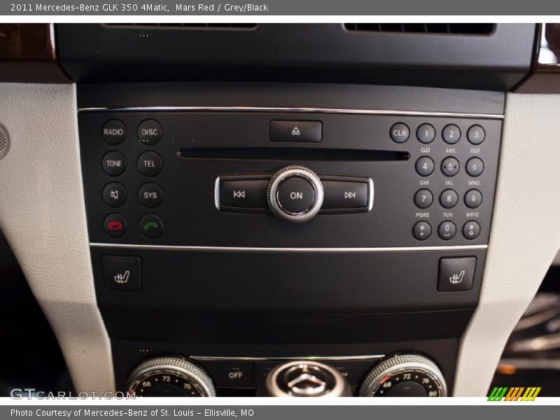 Mars Red / Grey/Black 2011 Mercedes-Benz GLK 350 4Matic