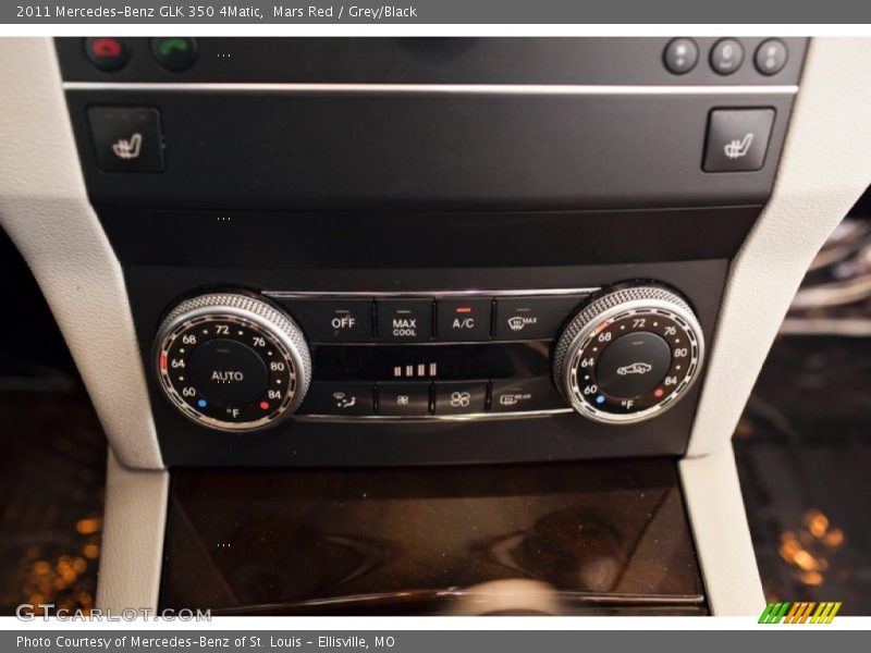 Mars Red / Grey/Black 2011 Mercedes-Benz GLK 350 4Matic