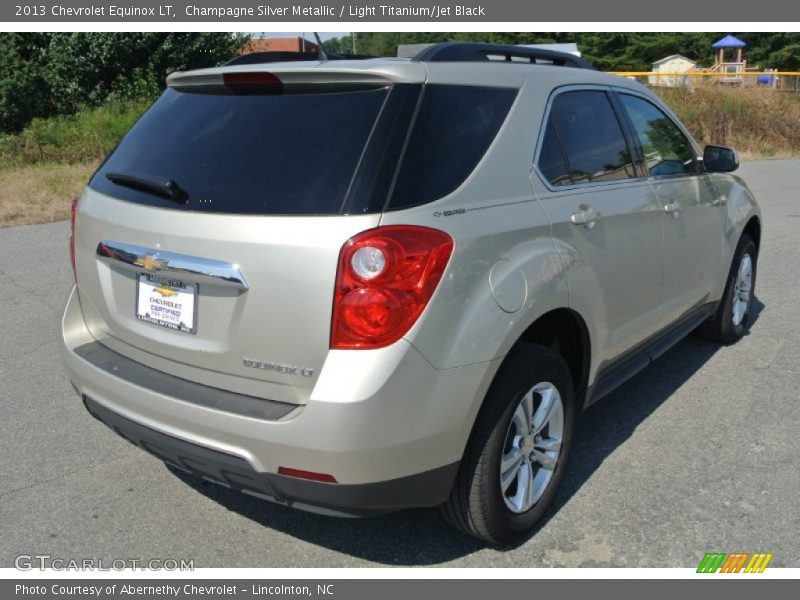 Champagne Silver Metallic / Light Titanium/Jet Black 2013 Chevrolet Equinox LT