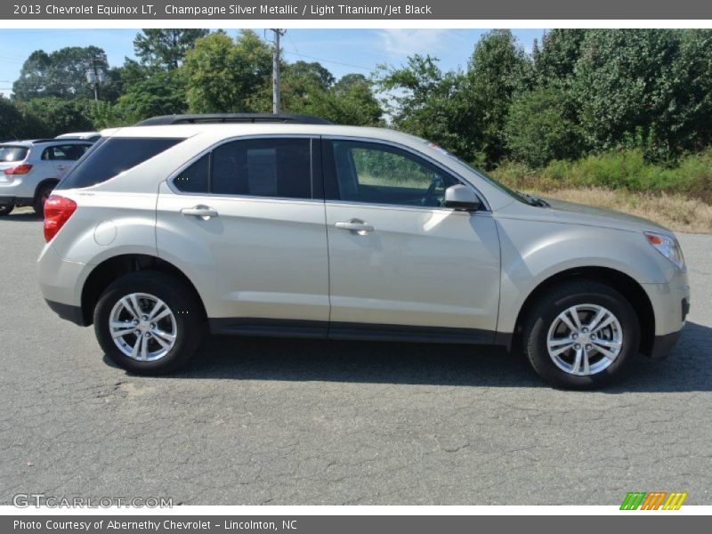 Champagne Silver Metallic / Light Titanium/Jet Black 2013 Chevrolet Equinox LT