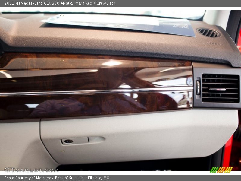 Mars Red / Grey/Black 2011 Mercedes-Benz GLK 350 4Matic