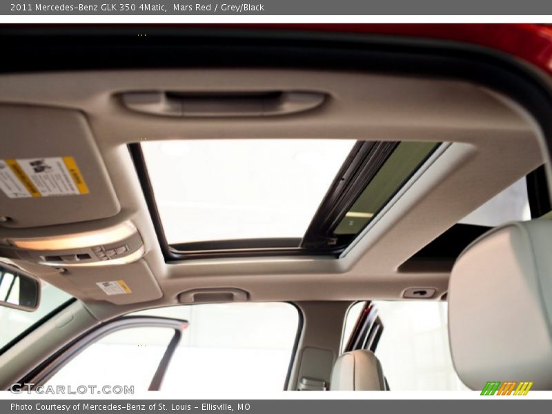 Mars Red / Grey/Black 2011 Mercedes-Benz GLK 350 4Matic