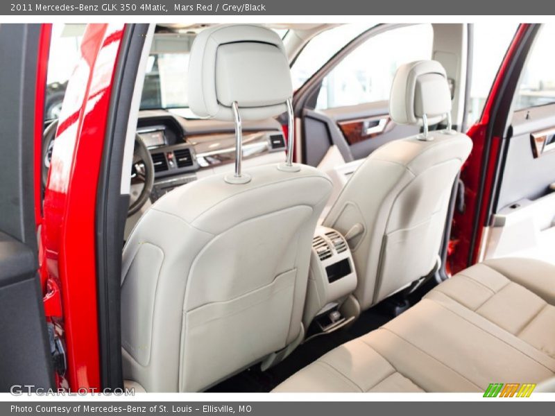 Mars Red / Grey/Black 2011 Mercedes-Benz GLK 350 4Matic