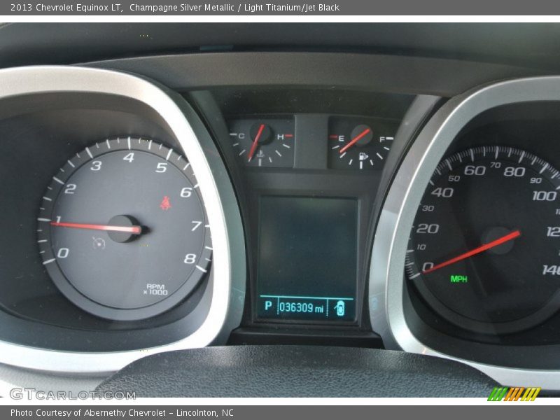 Champagne Silver Metallic / Light Titanium/Jet Black 2013 Chevrolet Equinox LT