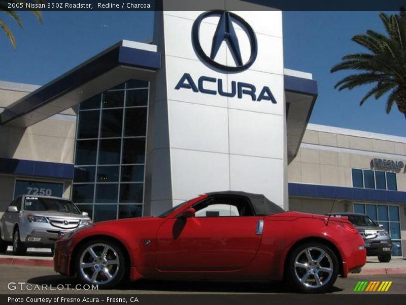 Redline / Charcoal 2005 Nissan 350Z Roadster