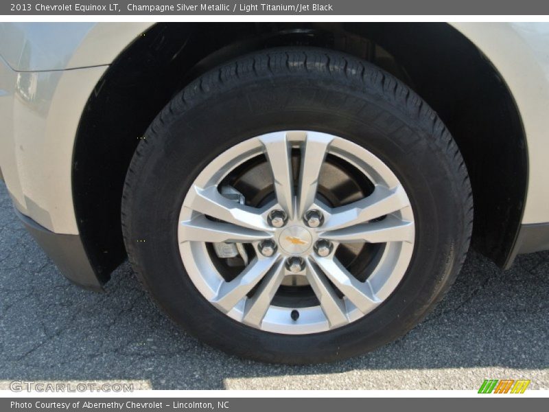 Champagne Silver Metallic / Light Titanium/Jet Black 2013 Chevrolet Equinox LT