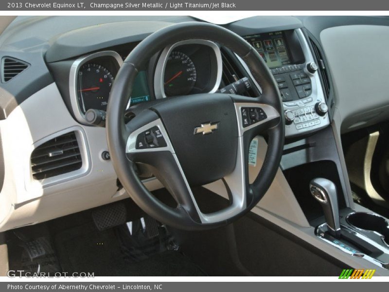 Champagne Silver Metallic / Light Titanium/Jet Black 2013 Chevrolet Equinox LT